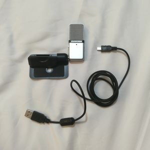 Samson go mic computer USB microphone clip attach